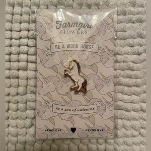 Farm girl pin, Be a work horse, never used